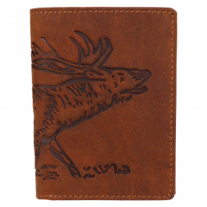 Pánska kožená peňaženka Lagen Deer - hnedá