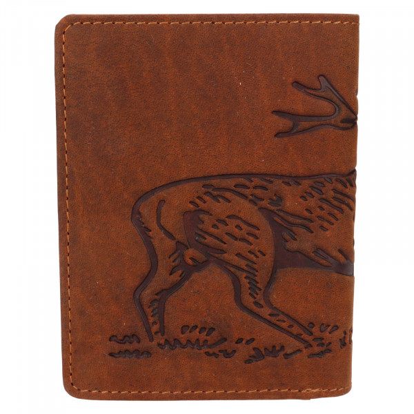 Pánska kožená peňaženka Lagen Deer - hnedá