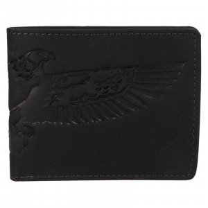 Pánska kožená peňaženka Lagen Egell - čierna