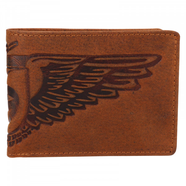 Pánska kožená peňaženka Lagen Zidde - hnedá