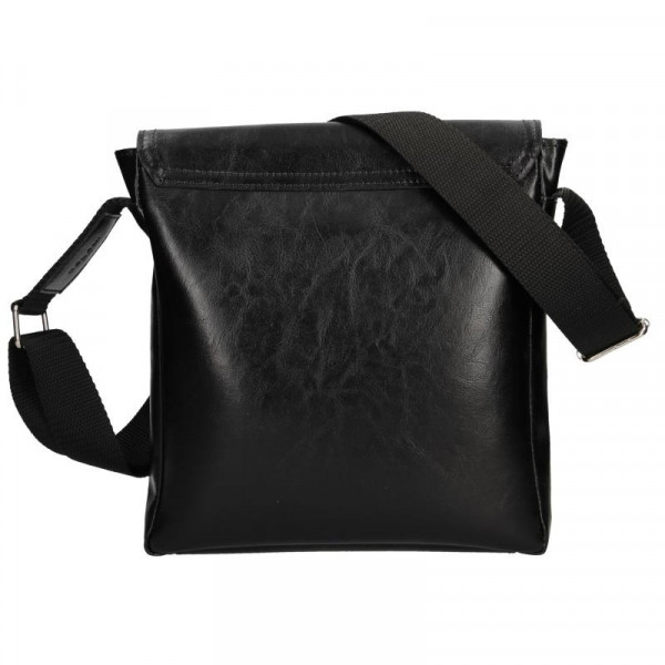 Pánska kožená taška na doklady Delami Marco - čierna