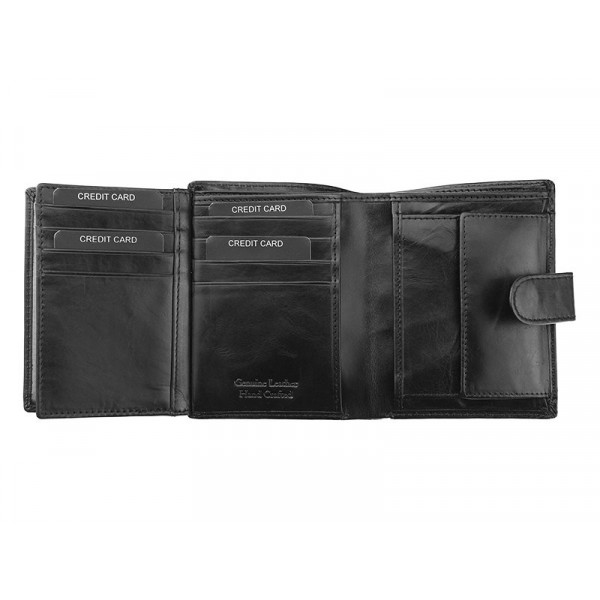 Pánska kožená peňaženka Rovicky Gabriel - čierna