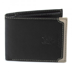 Pánska kožená peňaženka Harvey Miller Fredy - čierna