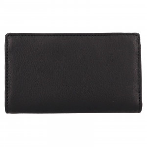 Malá dámska kožená peňaženka Lagen Mika - čierna