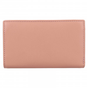 Malá dámska kožená peňaženka Lagen Mika - ružová