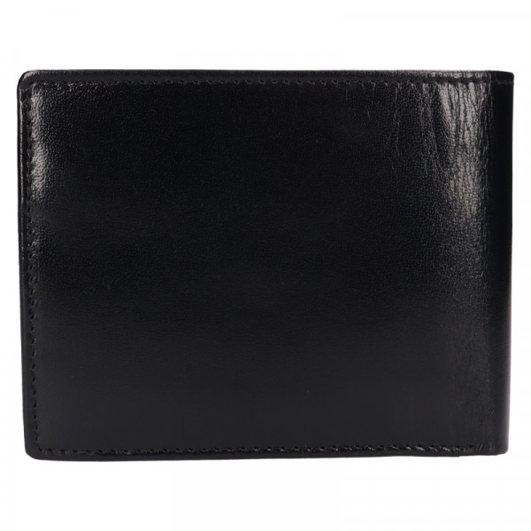 Pánska kožená peňaženka Lagen Dionis - čierno-červená