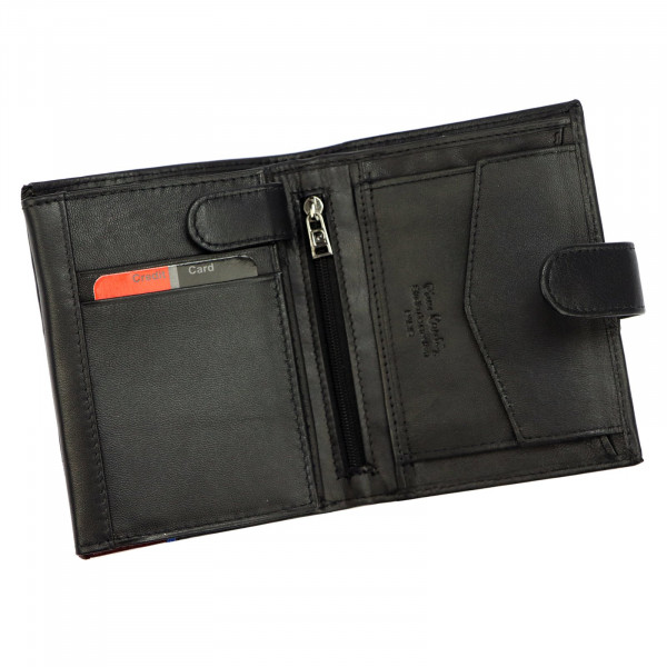 Pánska kožená peňaženka Pierre Cardin Sabien - čierna