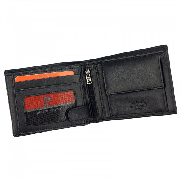 Pánska kožená peňaženka Pierre Cardin Jirte - čierna