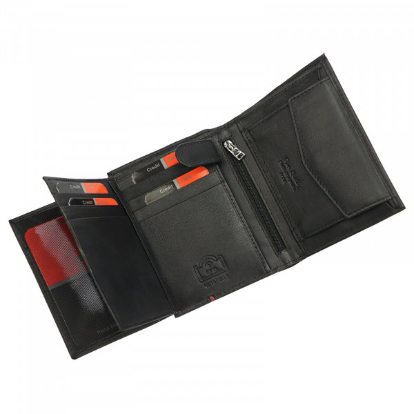 Pánska kožená peňaženka Pierre Cardin Bredly - čierna
