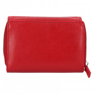 Dámska kožená peňaženka Lagen Stelna - červená