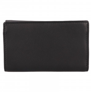 Malá dámska kožená peňaženka Lagen Annika - čierna