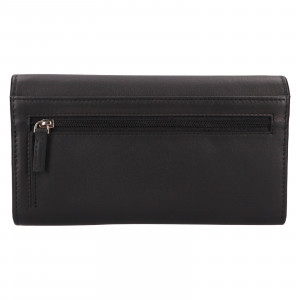 Dámska kožená peňaženka Lagen Malie - čierna