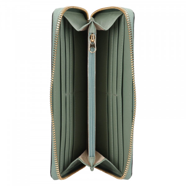 Dámska kožená peňaženka Lagen Arzea - svetlo zelená