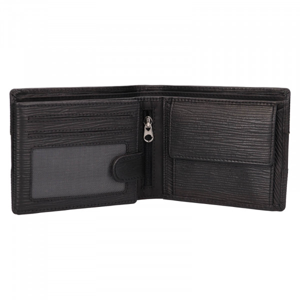Pánska kožená peňaženka Lagen Eugen - čierna