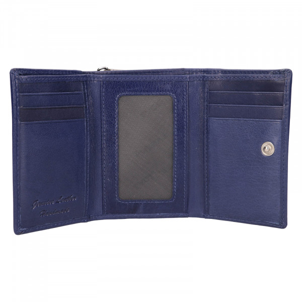 Dámska kožená peňaženka Lagen Kajte - modrá