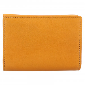 Dámska kožená peňaženka Lagen Kajte - žltá