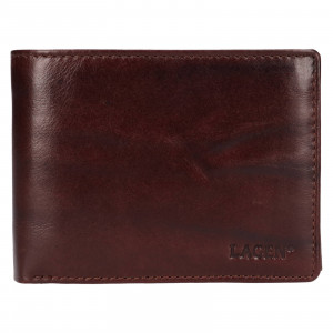 Pánska kožená peňaženka Lagen Murel - hnedá