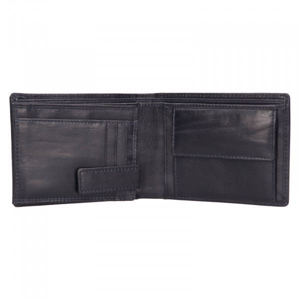 Pánska kožená peňaženka Lagen Murel - šedá