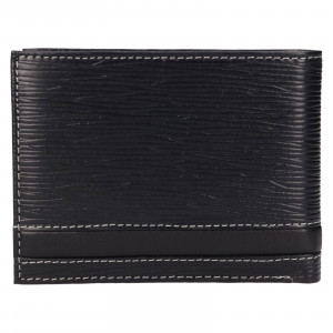 Pánska kožená peňaženka Lagen Olsson - čierna