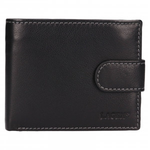 Pánska kožená peňaženka Lagen Yngel - čierna