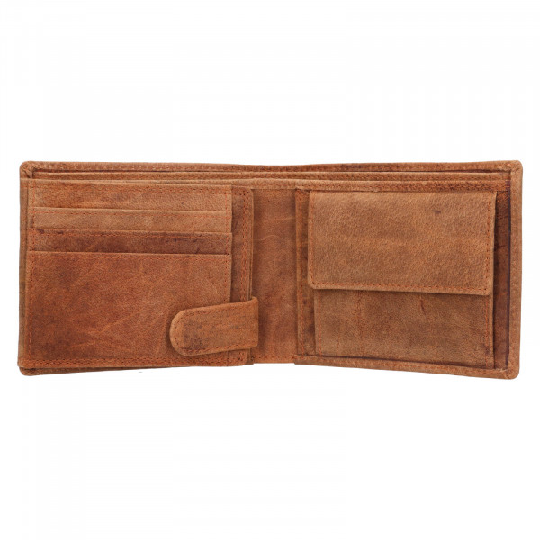 Pánska kožená peňaženka Lagen Torsten - hnedá