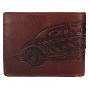 Pánska kožená peňaženka Lagen Halvard - hnedá