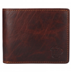 Pánska kožená peňaženka Lagen Sigmund - hnedá
