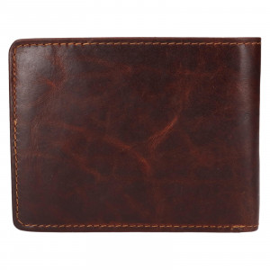 Pánska kožená peňaženka Lagen Majvor - hnedá
