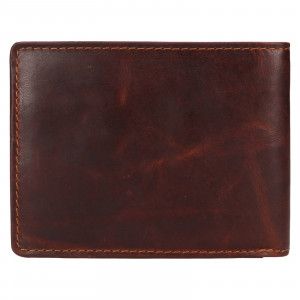 Pánska kožená peňaženka Lagen Gunell - hnedá