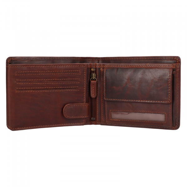Pánska kožená peňaženka Lagen Svante - hnedá