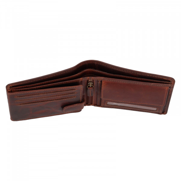 Pánska kožená peňaženka Lagen Svante - hnedá