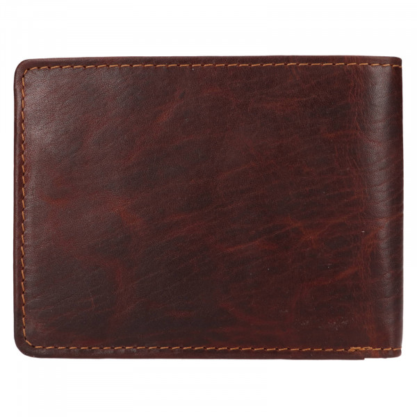 Pánska kožená peňaženka Lagen Birger - hnedá