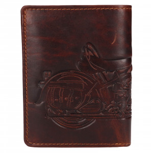Pánska kožená peňaženka Lagen Bjarne - hnedá