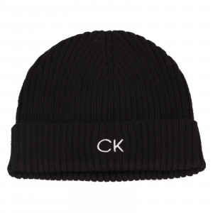 Pánska zimná čiapka Calvin Klein Alvar - čierna