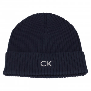 Pánska zimná čiapka Calvin Klein Alvar - tmavo modrá