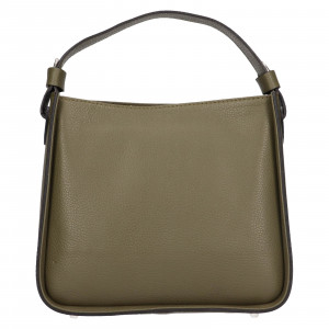 Dámska kožená kabelka Italia Lusia - zelená