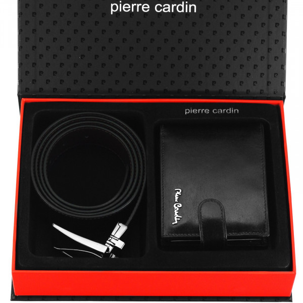 Luxusná pánska darčeková sada Pierre Cardin Patrik - čierna