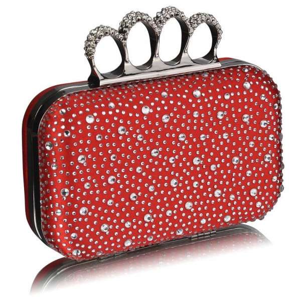 Dámska listová kabelka LS Fashion Rachel - červená