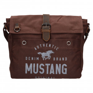 Pánska taška cez rameno Mustang Iggo - hnedá