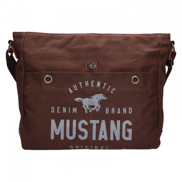 Pánska taška cez rameno Mustang Iggo - hnedá
