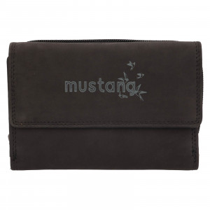 Dámska kožena peňaženka Mustang Vilma - čierna