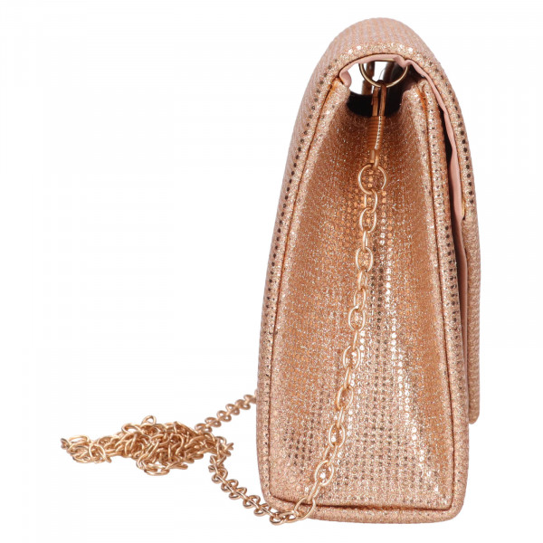 Dámska listová kabelka Jassica Matilda - ružovo-zlatá