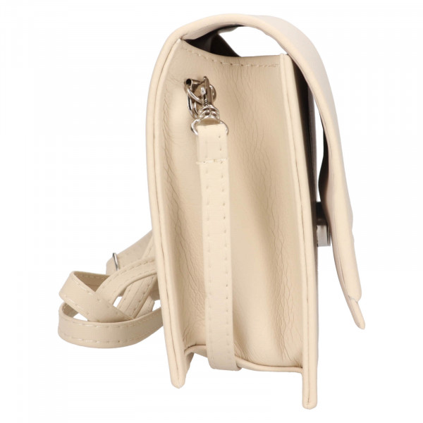 Elegantná dámska listová kabelka SendiDesign Vilma - béžová