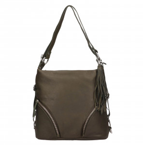 Dámska kožená batôžko-kabelka Trend Ariana - zelená