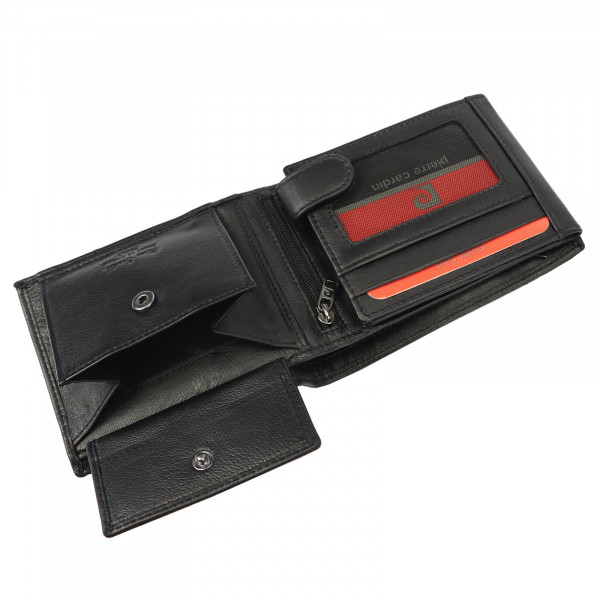 Pánska kožená peňaženka Pierre Cardin Dimen - čierna