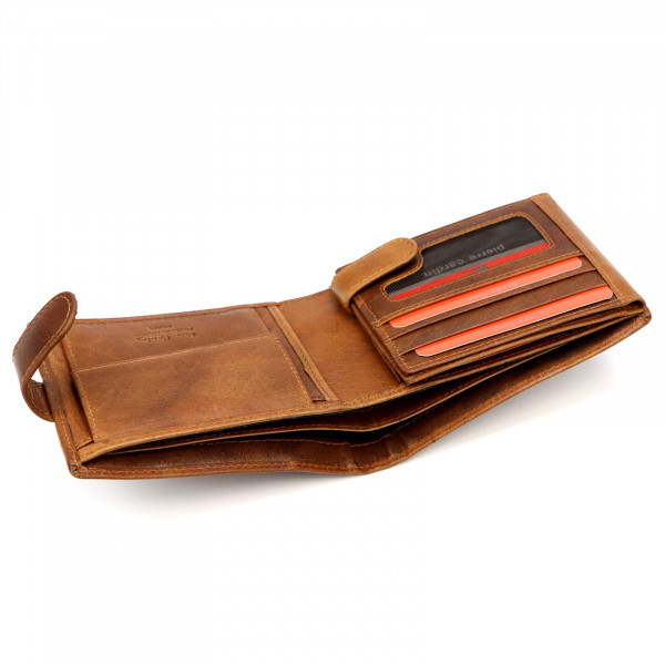 Pánska kožená peňaženka Pierre Cardin Rex - koňak