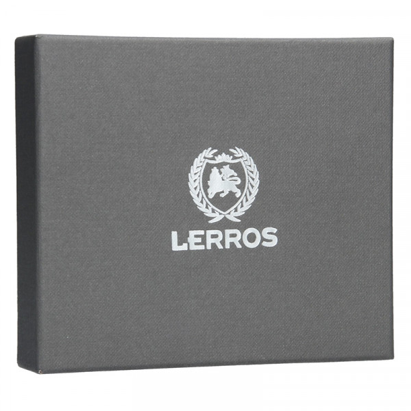 Kožená pánska peňaženka Lerros Armand - čierna