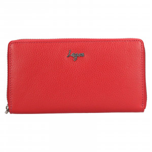 Dámska kožená peňaženka Lagen Marge - červená