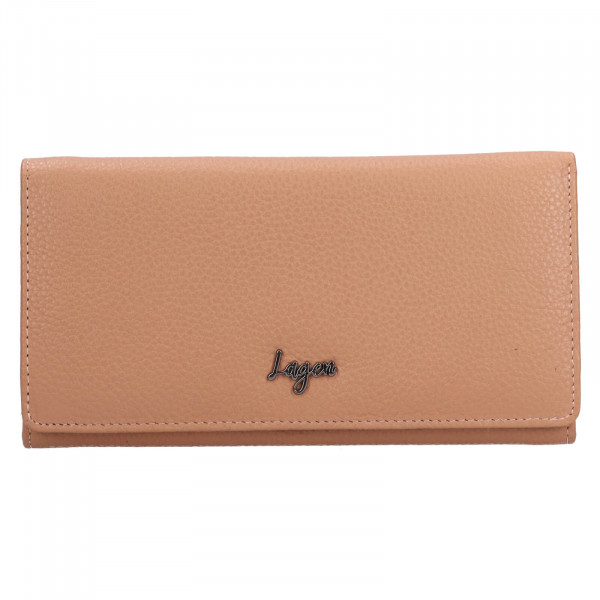 Dámska kožená peňaženka Lagen Vivie - svetlo hnedá