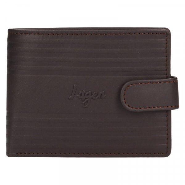 Pánska kožená peňaženka Lagen Cody - hnedá